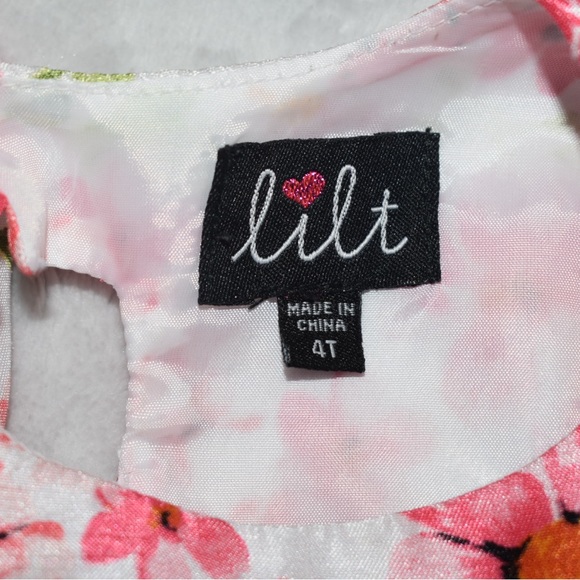 Floral dress 4t little girls - Picture 6 of 8